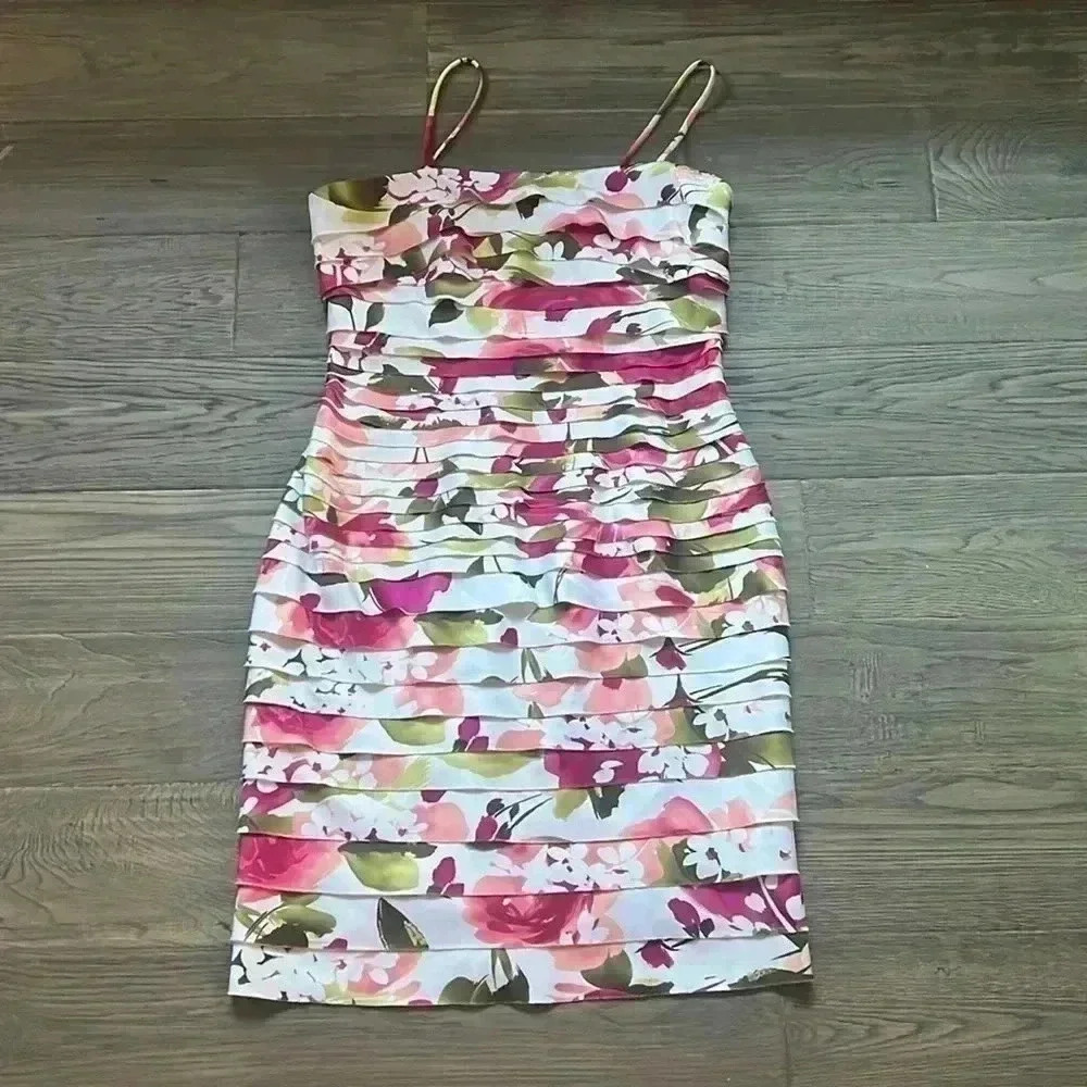 ✨🆕DRESSBARN🆕✨ | Tiered colourful floral dress